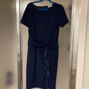 Navy Blue fitted dress